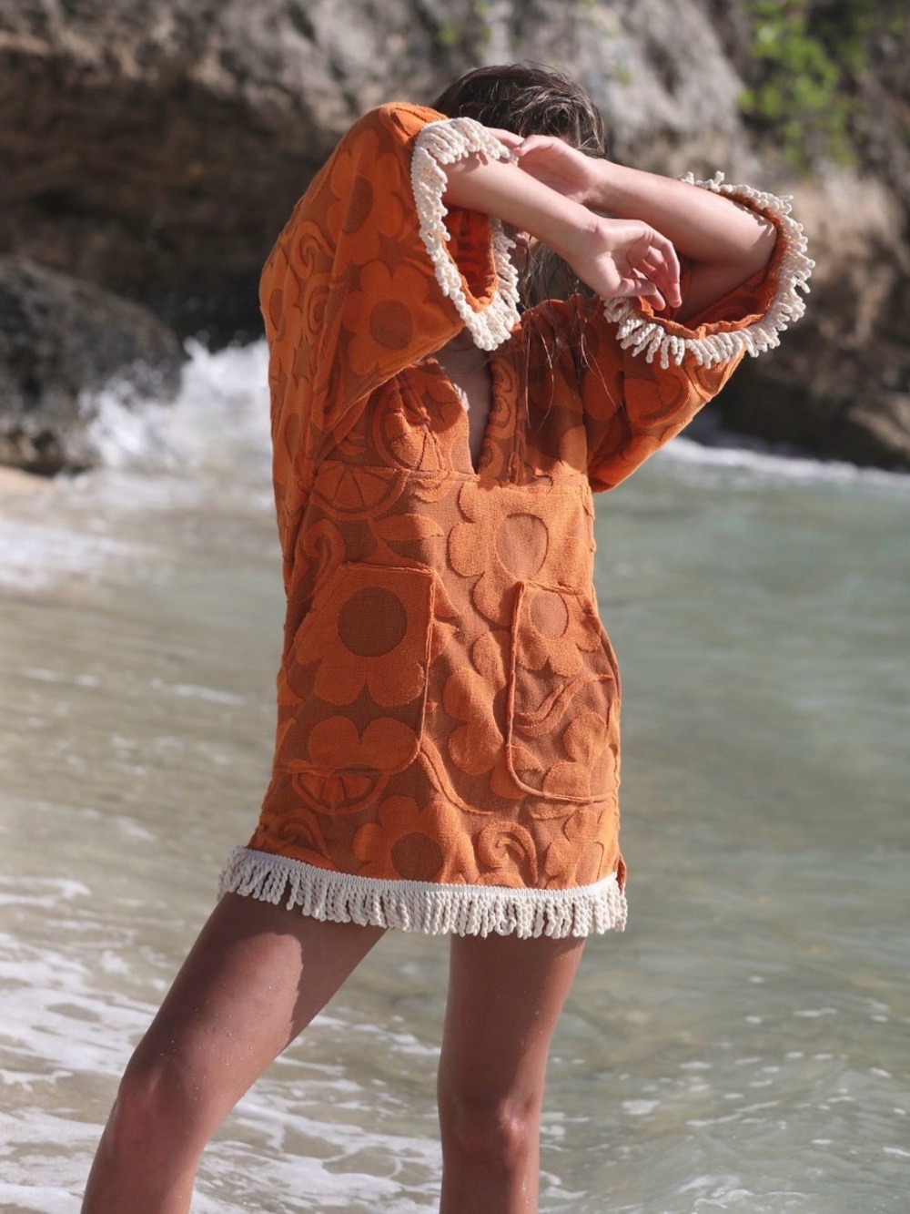 Pomelia Terry Towel Throw Over